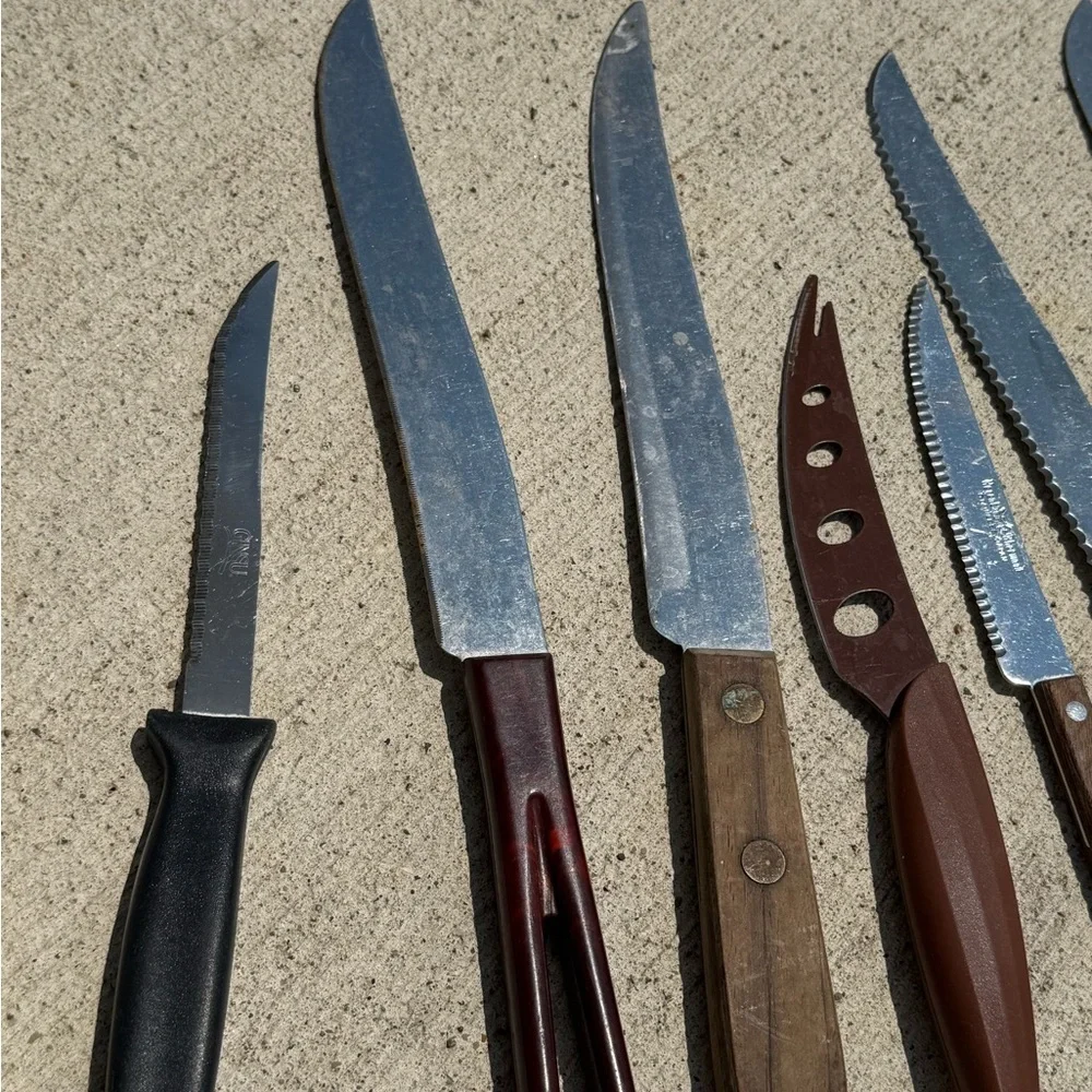 Random set of knifes set of 13 - as is condition